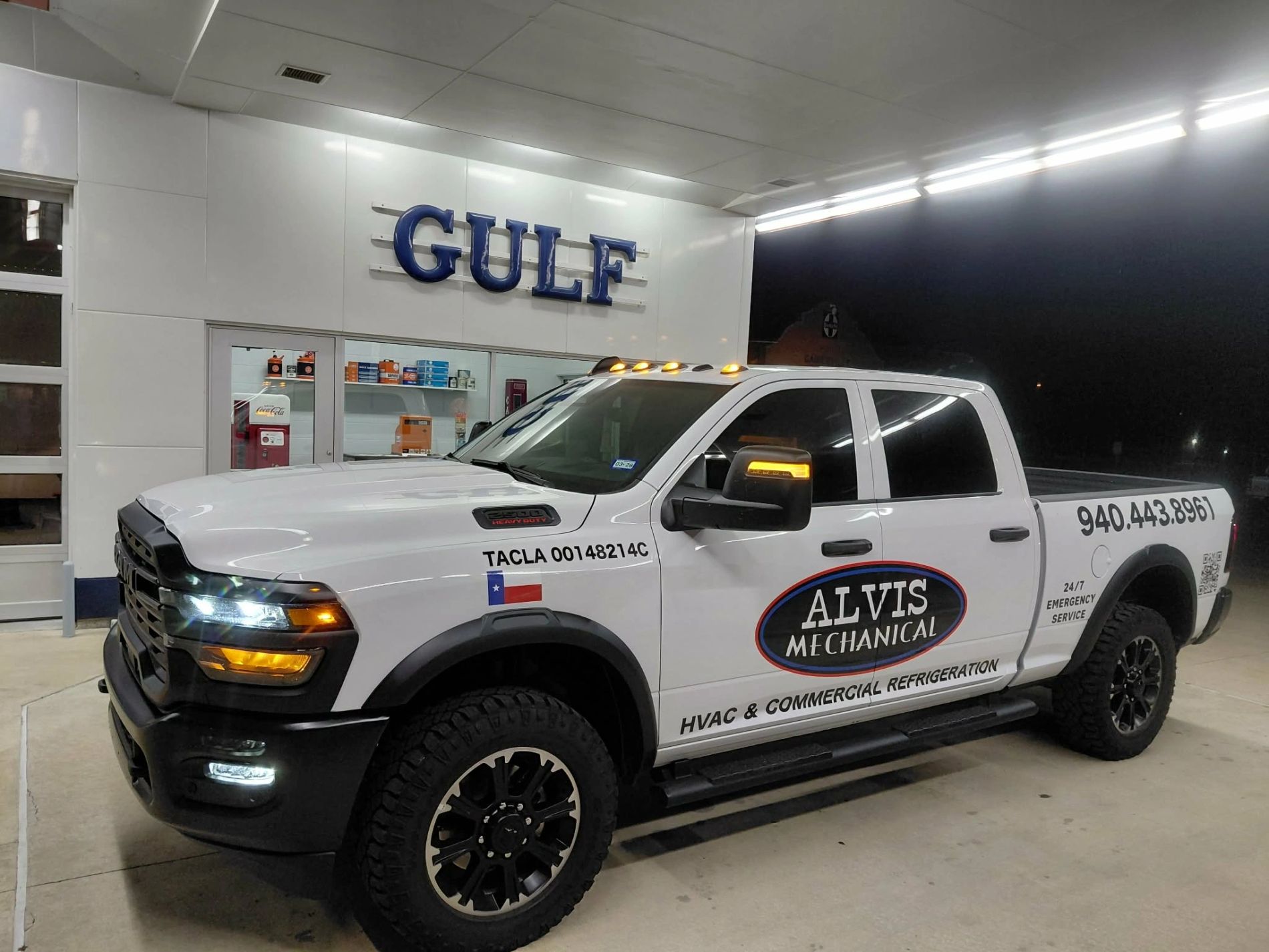 The Alvis Mechanical truck, HVAC and commercial refrigeration, in Gainesville, Texas